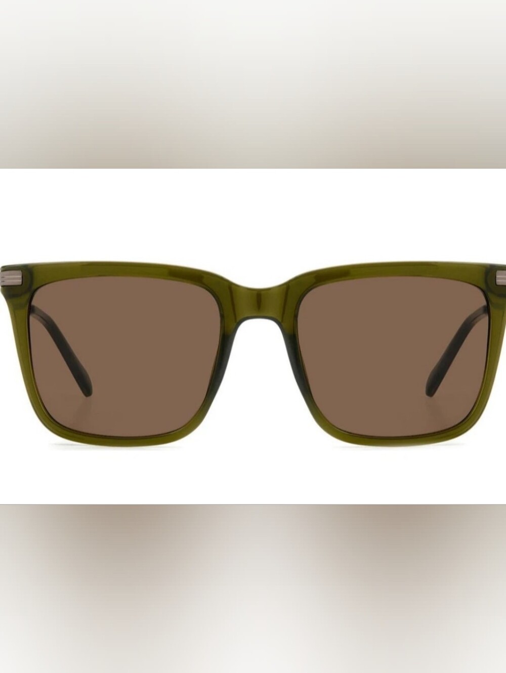 Fossil Olive Green Square Sunglasses for Women. Brand New-Never Worn.